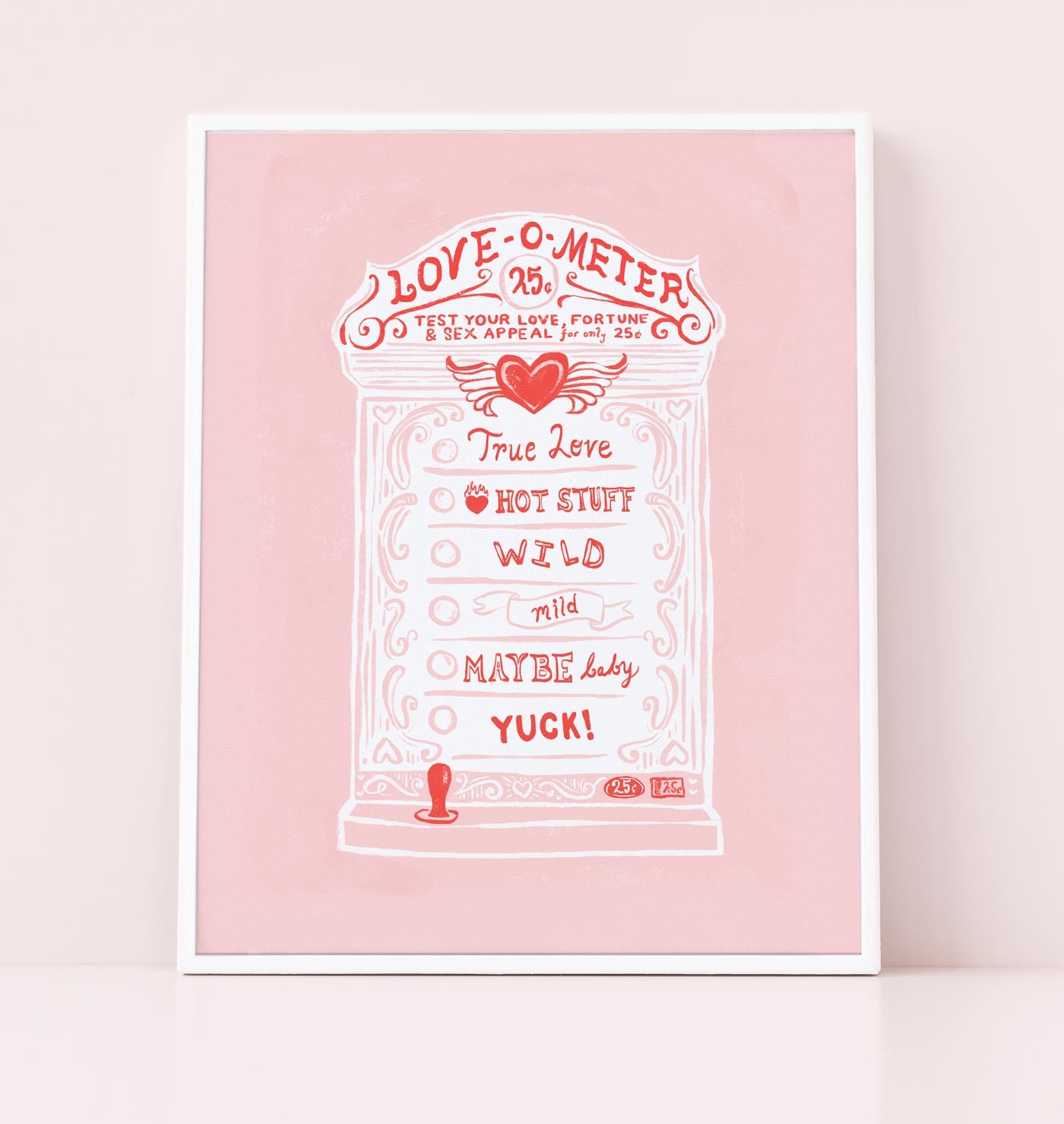 love meter art print