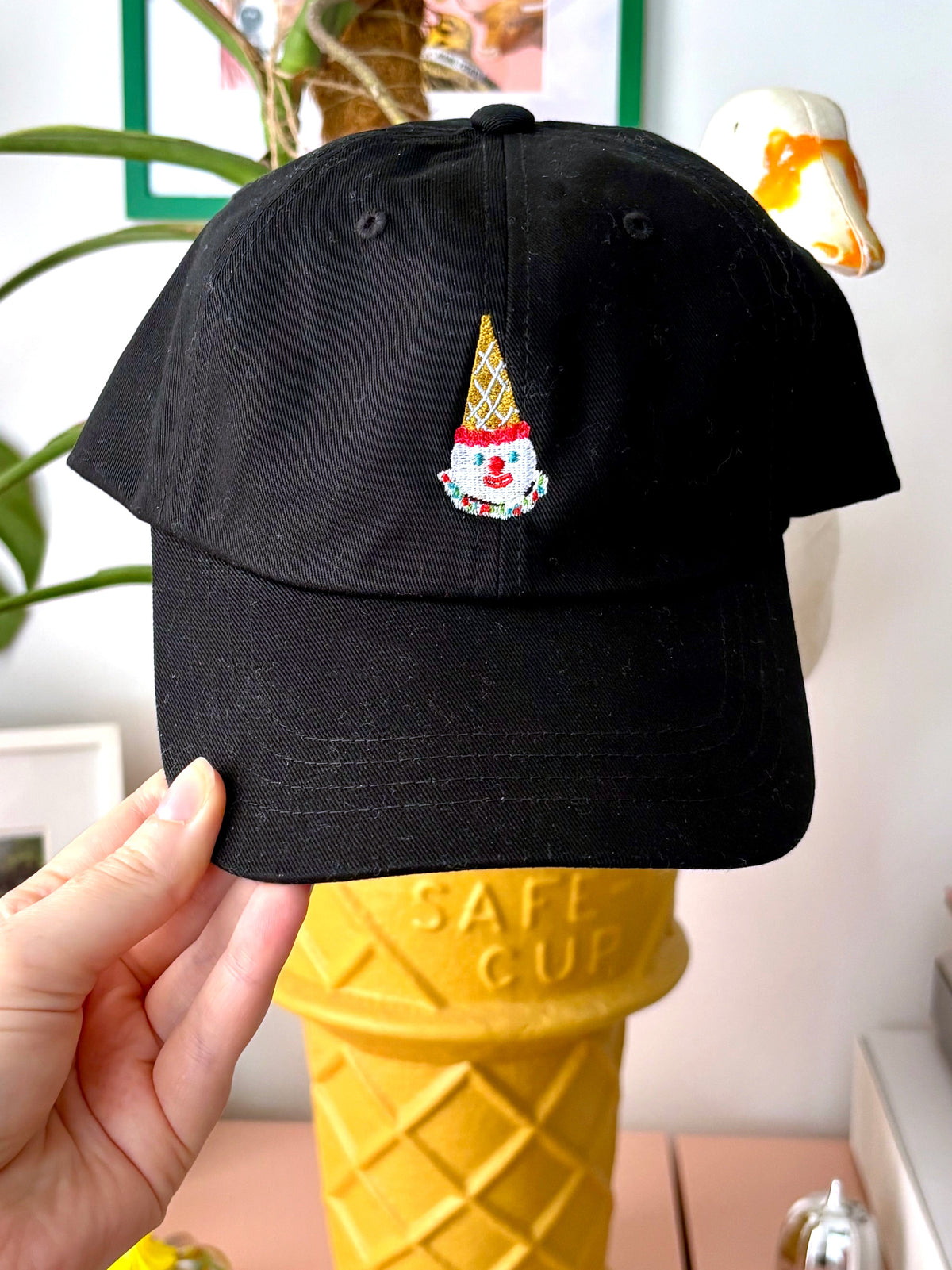 Silly Sundae - Ice Cream Clown Baseball Hat