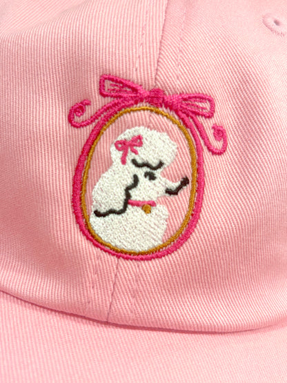 Pretty Poodle Baseball Hat