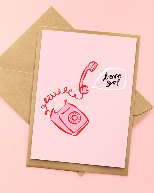 Love Ya greeting card