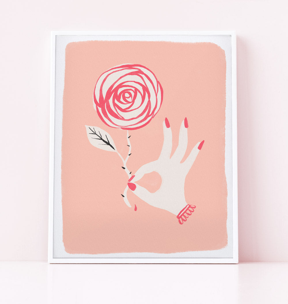 pricked art print