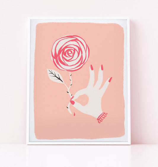 pricked art print