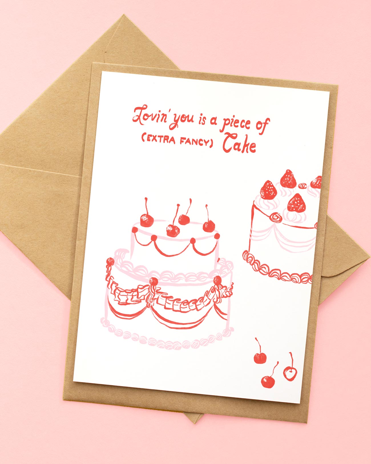 piece of cake greeting card